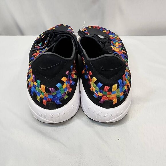Nike Air Footscape Woven Rainbow Black Multicolor Women’s Size 13 FB1959-002 Ret - Picture 3 of 7